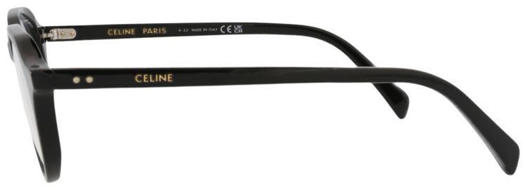 CELINE Round Optical Glasses BlackTransparent