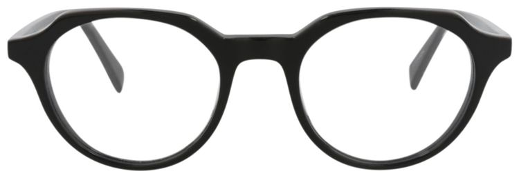 CELINE Round Optical Glasses BlackTransparent