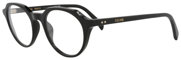 CELINE Round Optical Glasses BlackTransparent