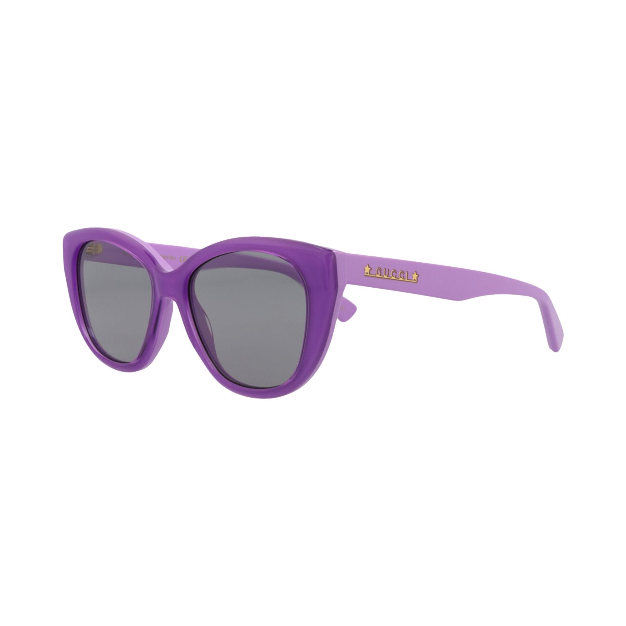 サングラス GUCCI Gucci - GG1588S - 004 violet violet grey Gucci GG1588S 004 Sunglasses Shiny Violet - eye-oo.com