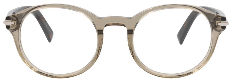 Dior Round Optical Glasses BeigeBlackTransparent