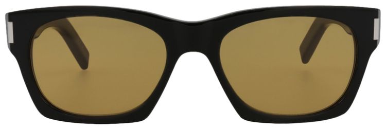 Saint Laurent Square Sunglasses BlackYellow