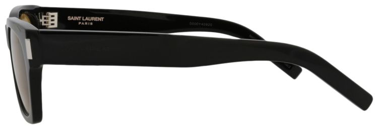 Saint Laurent Square Sunglasses BlackYellow