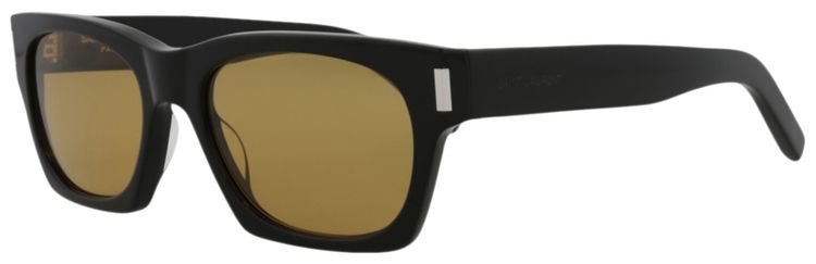 Saint Laurent Square Sunglasses BlackYellow