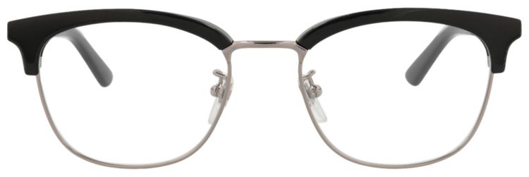 Gucci Square Optical Glasses BlackRutheniumTransparent
