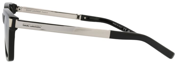 Saint Laurent Square Sunglasses BlackSilverGrey