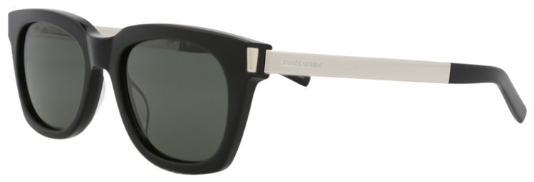 Saint Laurent Square Sunglasses BlackSilverGrey