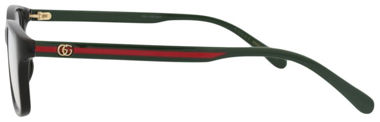 Gucci Square Optical Glasses GoldBrown