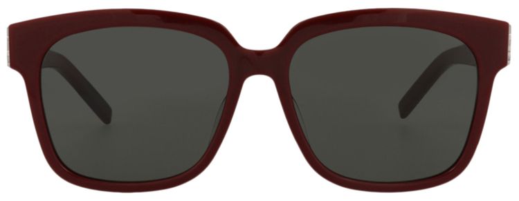 Saint Laurent Square Sunglasses BurgundyGrey