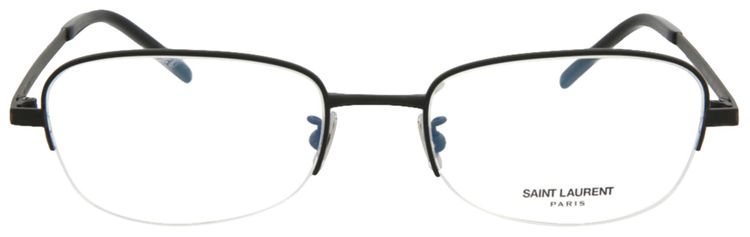 Saint Laurent Round Optical Glasses BlackTransparent