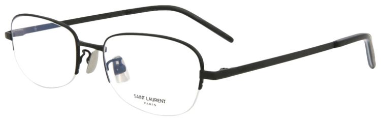 Saint Laurent Round Optical Glasses BlackTransparent