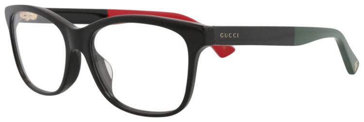 Gucci Square Optical Glasses BlackTransparent