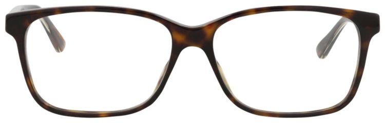 Gucci Square Optical Glasses HavanaCrystalTransparent