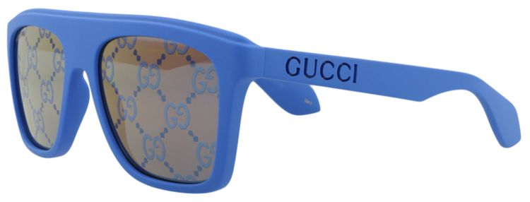 Gucci Square Sunglasses Blue