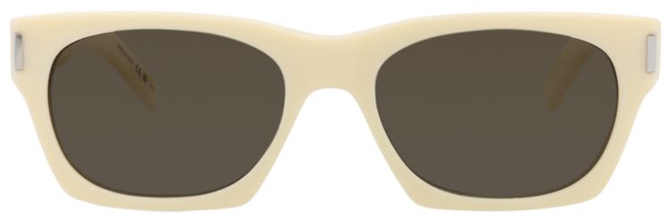 Saint Laurent Square Sunglasses IvoryGrey
