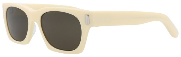 Saint Laurent Square Sunglasses IvoryGrey