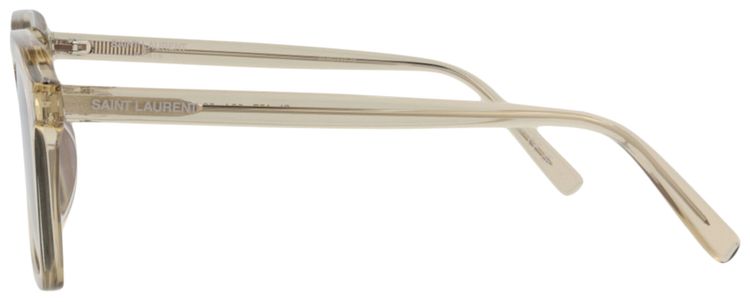 Saint Laurent Square Sunglasses YellowBrown