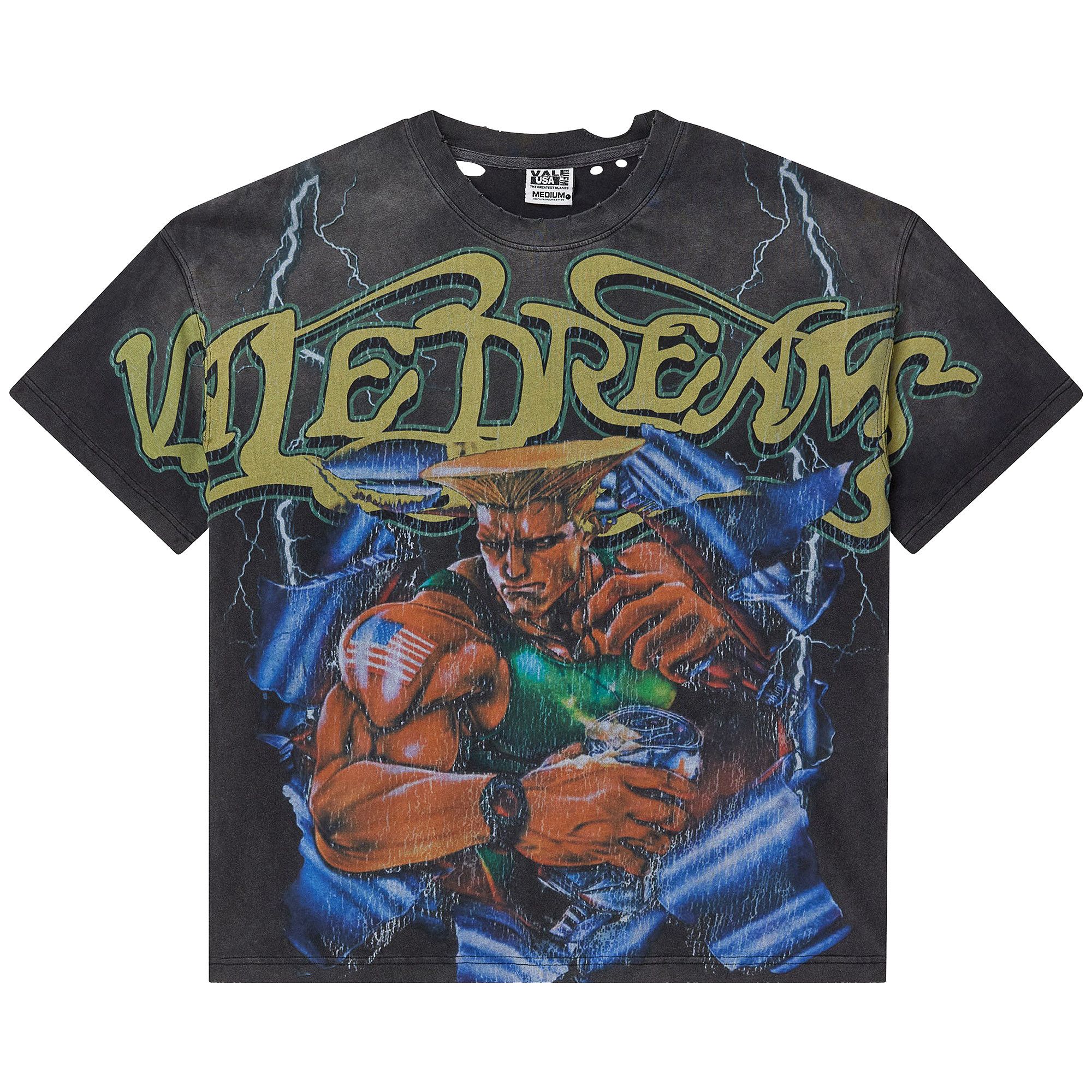 VALE FOREVER T Shirts ヴィンテージ Tシャツ GUILE TEE ガイル Vale Forever Guile Tee Black – Sole By Style