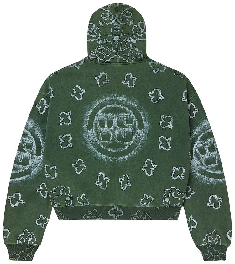 Vale Forever Green Flag Zip Up Dark Green