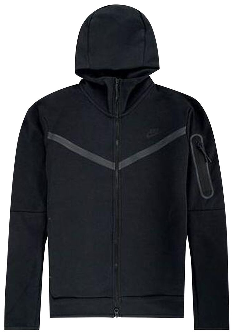 Nike Tech Fleece Full Zip Hoodie Black