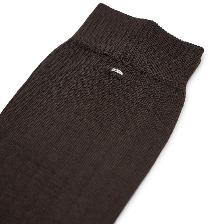 Maison Margiela Tabi Toe Socks Dark Brown