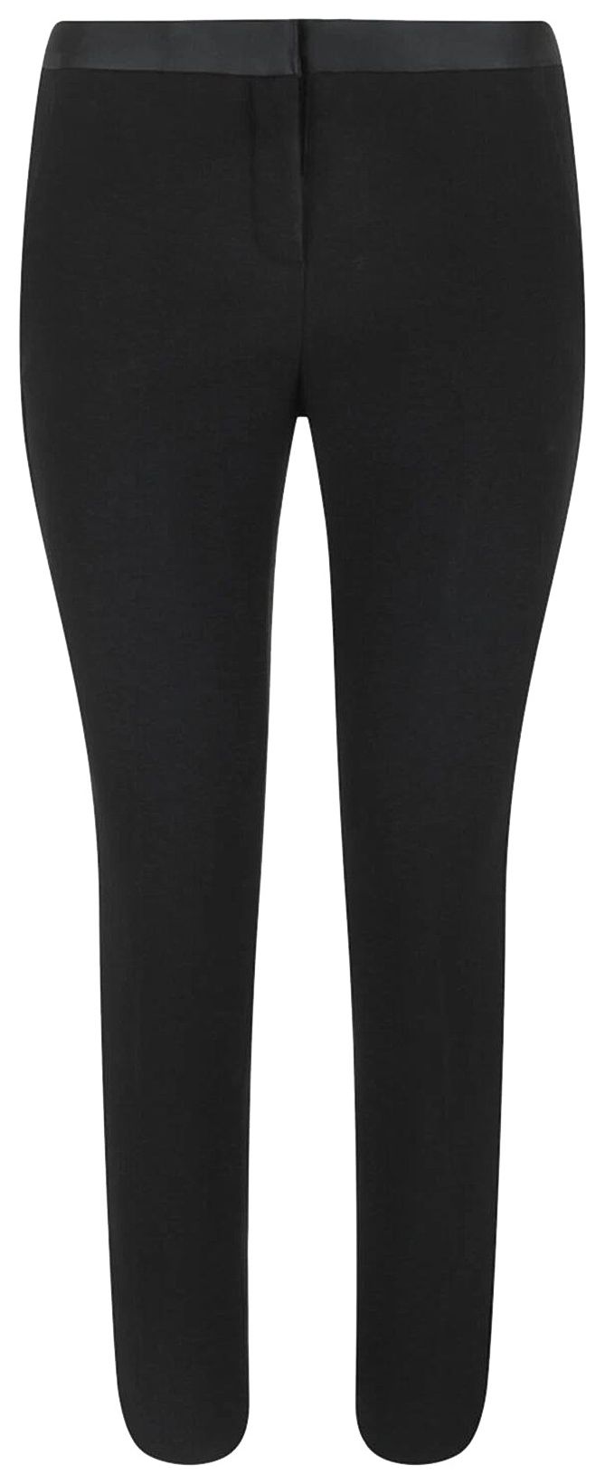 Versace Cropped Regular Fit Trousers Black