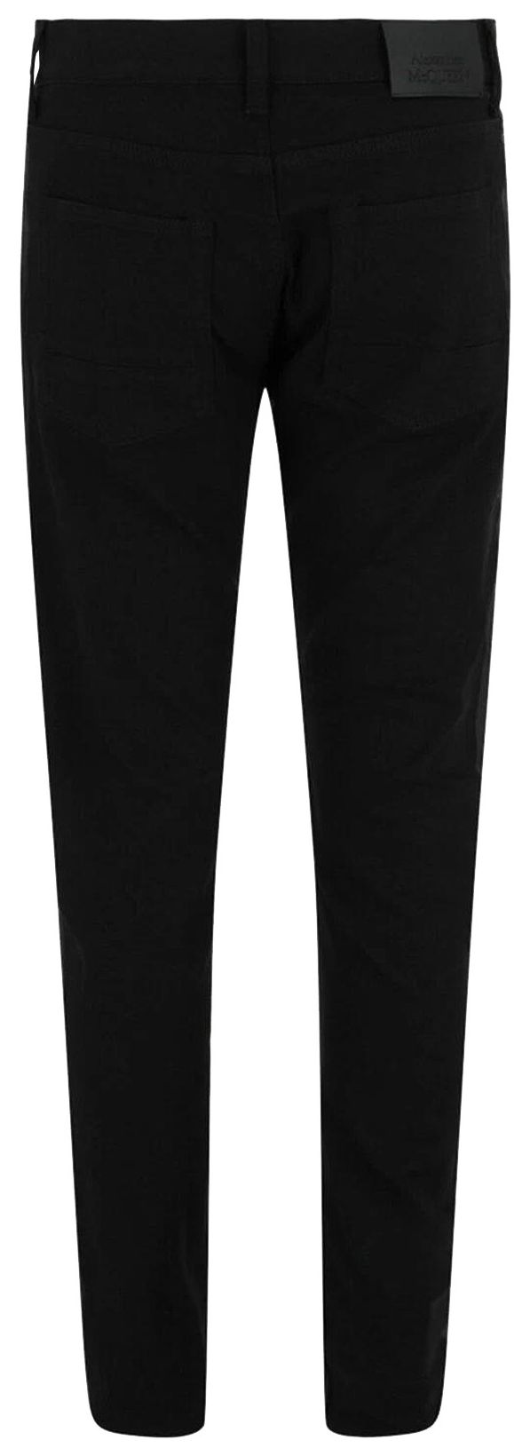 Alexander McQueen Striped Band Jeans Black