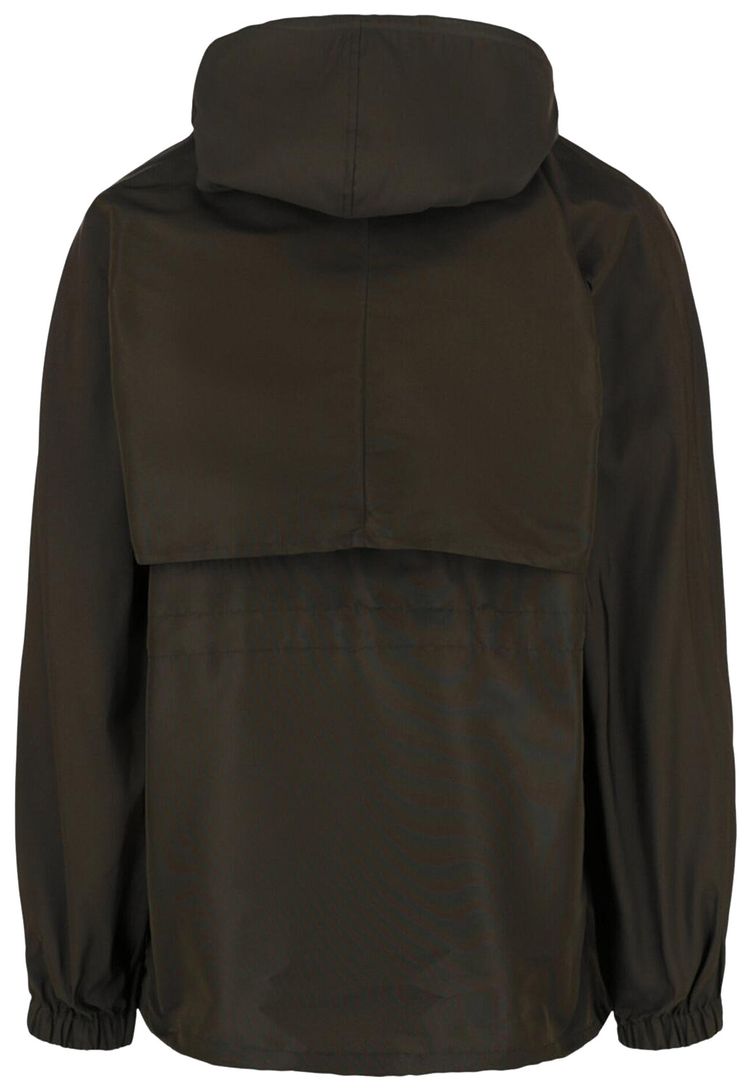 Alexander McQueen Kimono Sleeve Windbreaker Military Green