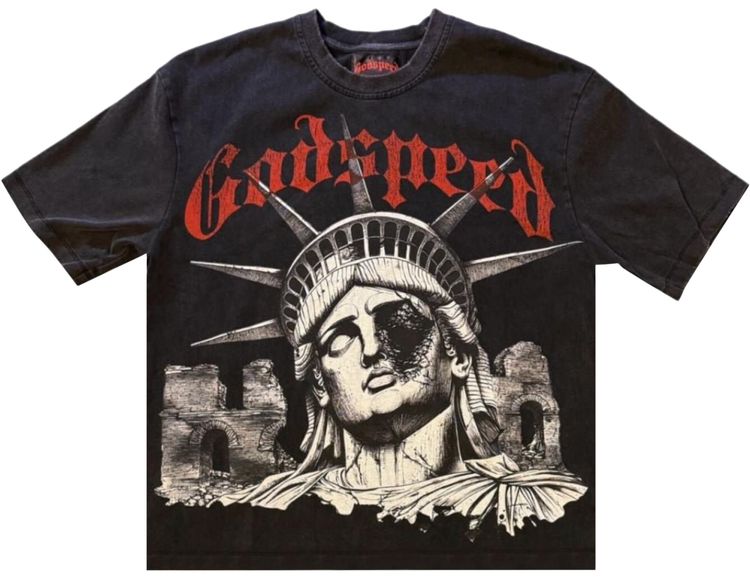 Godspeed ROME T Shirt Black Wash