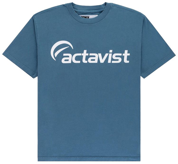 Sp5der Actavist Tee Dusty Blue