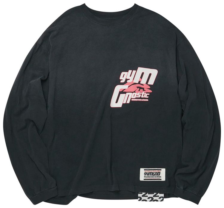 RIVINGTON roi Rebis Gym Gnostic Long Sleeve Tee Black