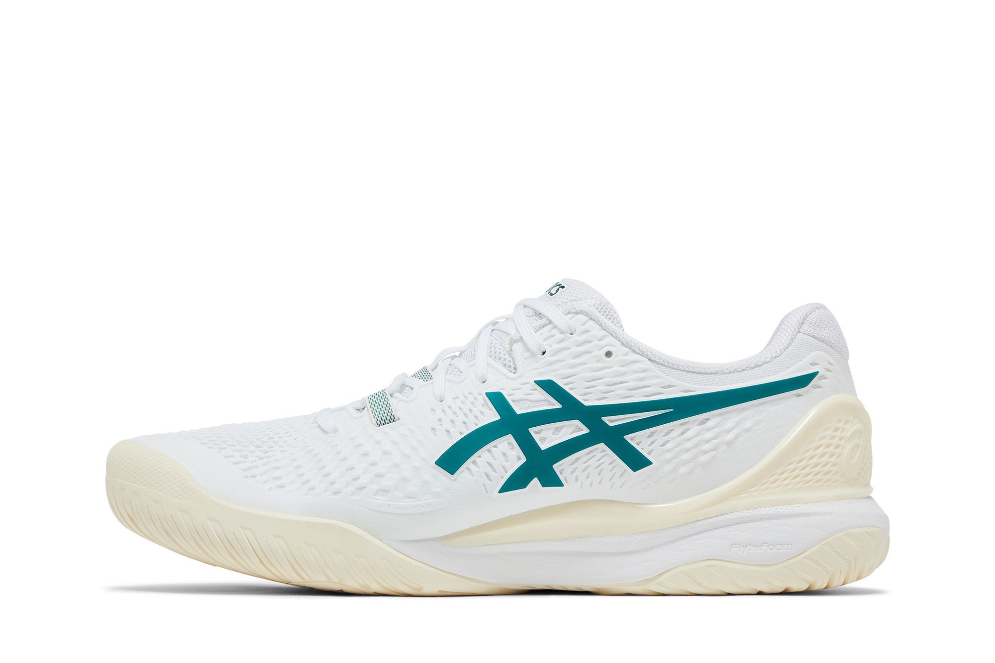 Buy ASICS Gel Resolution 9 'White Pitch Green' - 1041A435 101 | GOAT