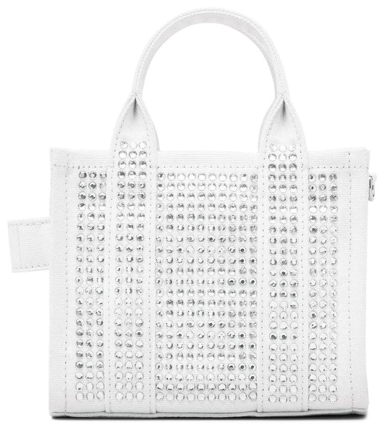 Marc Jacobs Crossbody Tote Bag White Crystal