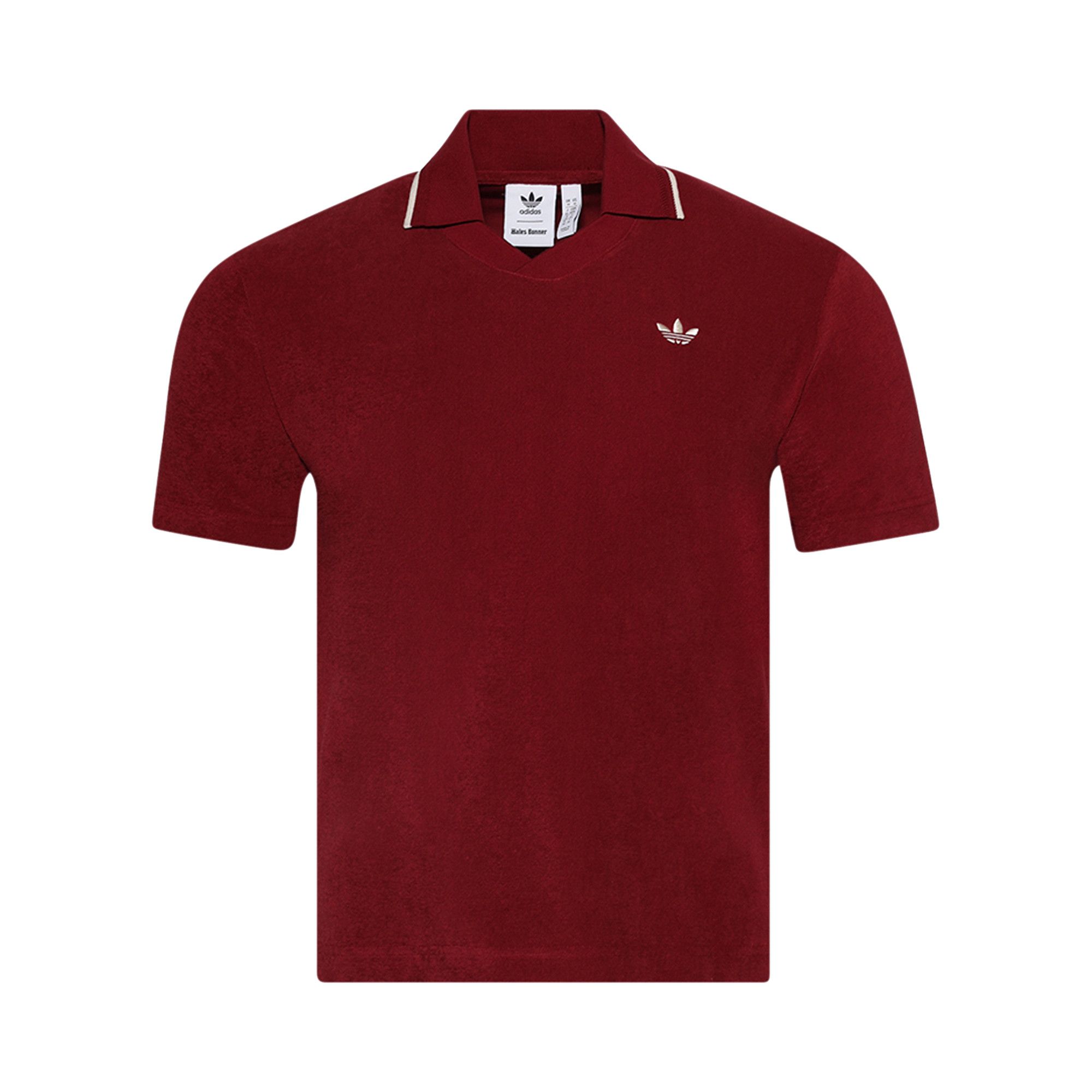 Buy adidas x Wales Bonner Polo Shirt 'Collegiate Burgundy