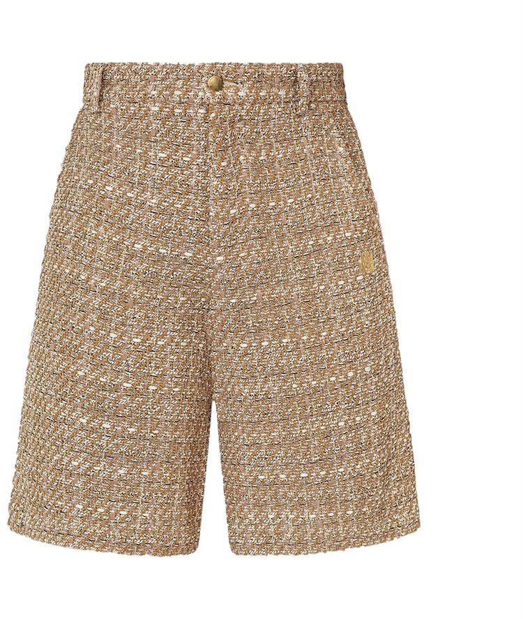 Amiri Boucle Short Camel