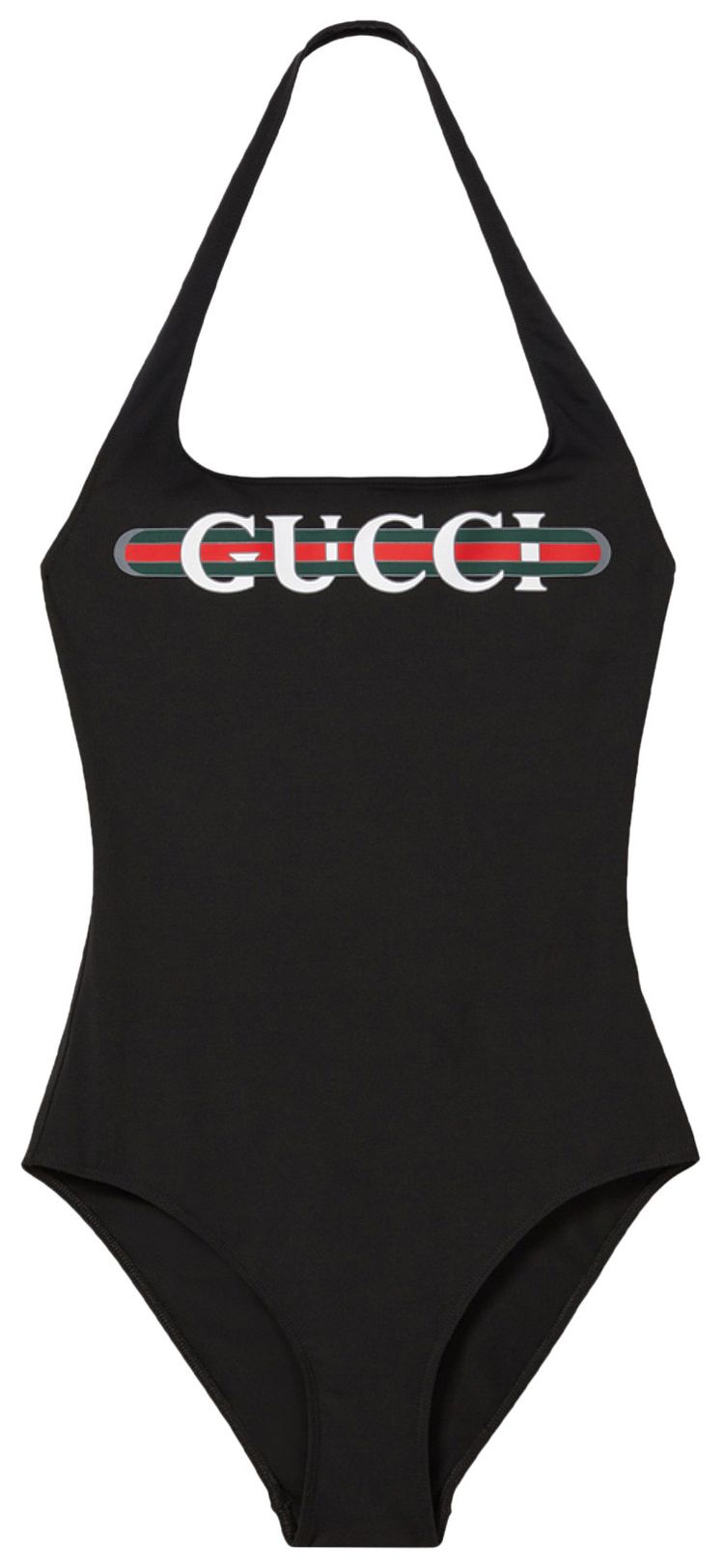 Gucci Sparkling Jersey Swimsuit Anthracite