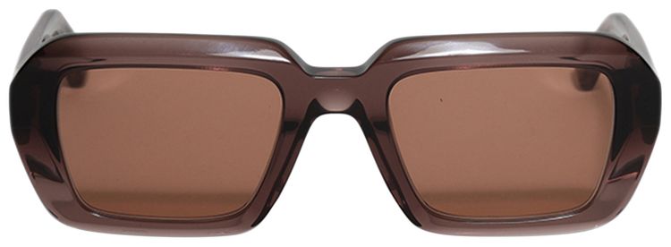 Mykita Nima Sunglasses MaroonShiny Silver Cruxite Brown