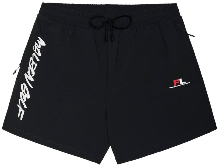 Malbon x Futura Tag Tech Short Black