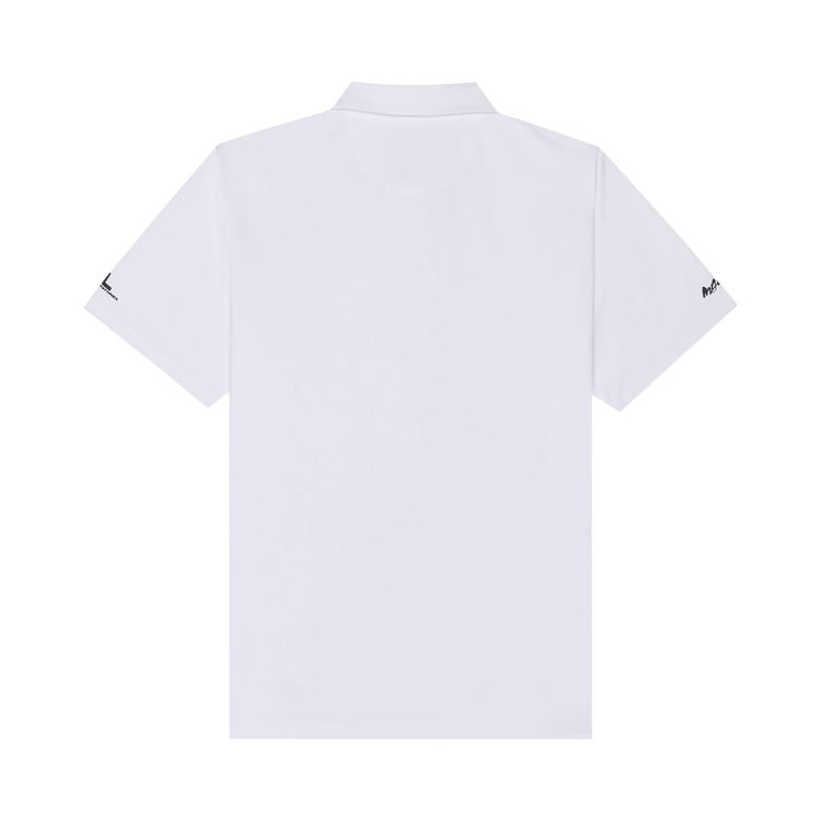 Malbon x Futura Poly Performance Polo White
