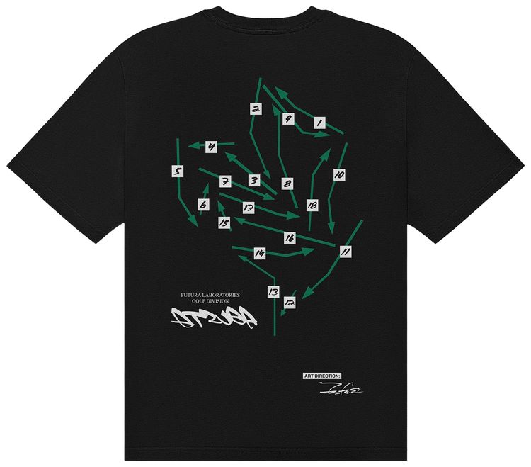 Malbon x Futura Atsuga Tee Black