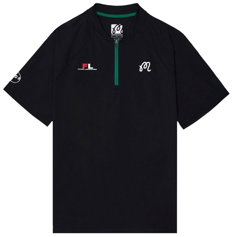 Malbon x Futura Zip Raglan Blade Polo Black