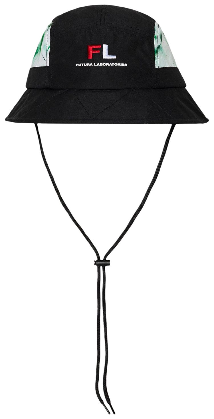 Malbon x Futura Tag Bucket Hat Black