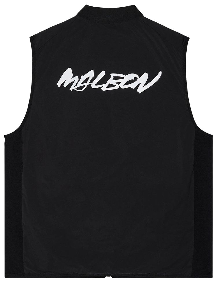 Malbon x Futura Poly Down Vest Black