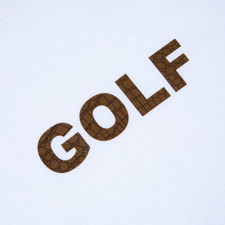 GOLF WANG Alligator Logo Tee White