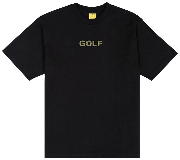 GOLF WANG Alligator Logo Tee Black