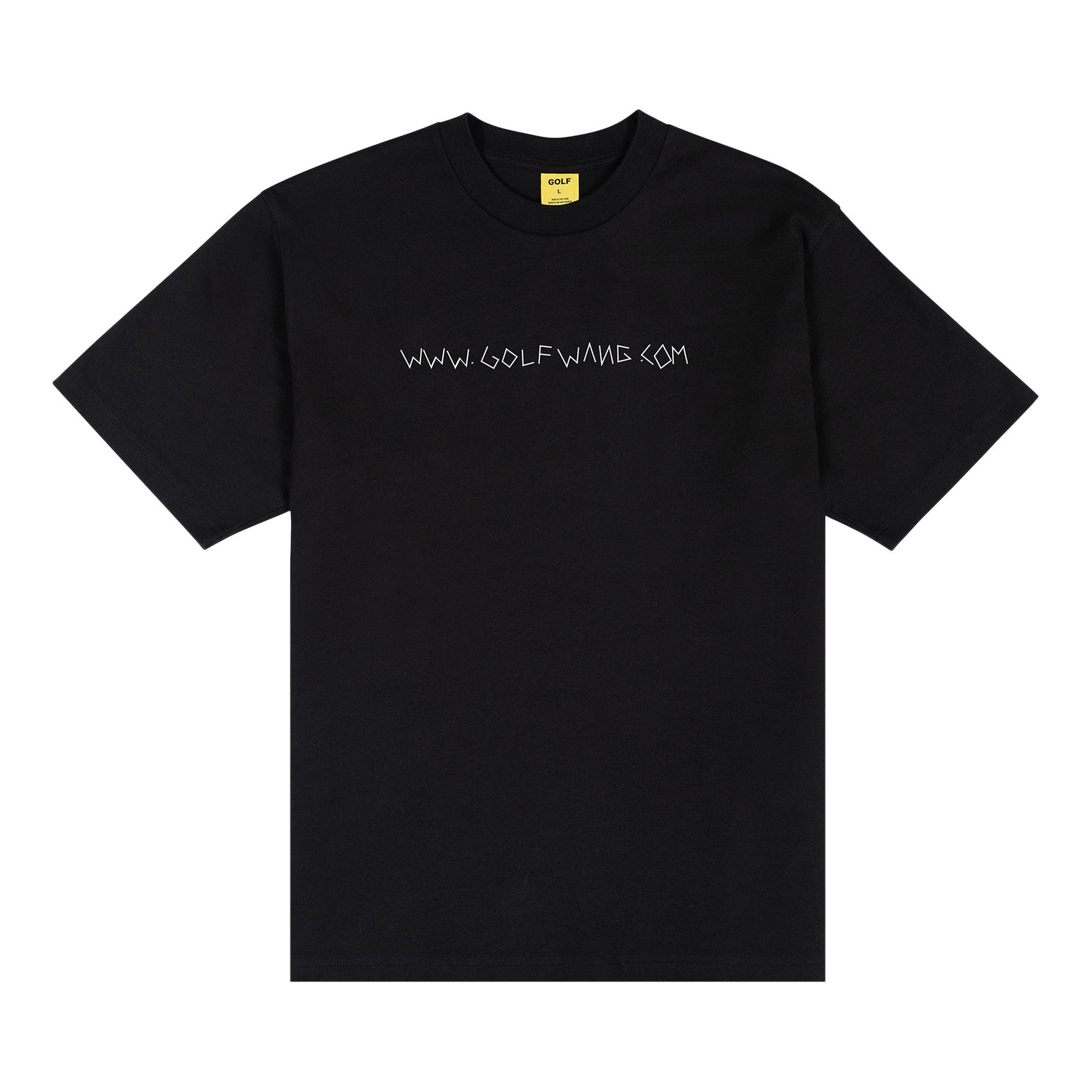 Buy GOLF WANG Boxcutter URL Tee 'Black' - FW24T1020 BLAC | GOAT