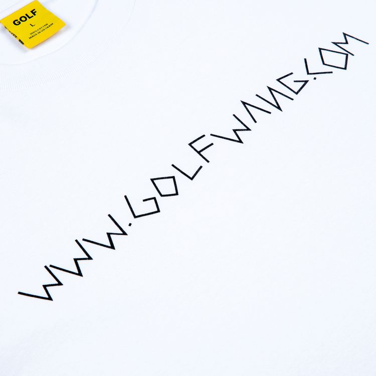 GOLF WANG Boxcutter URL Tee White