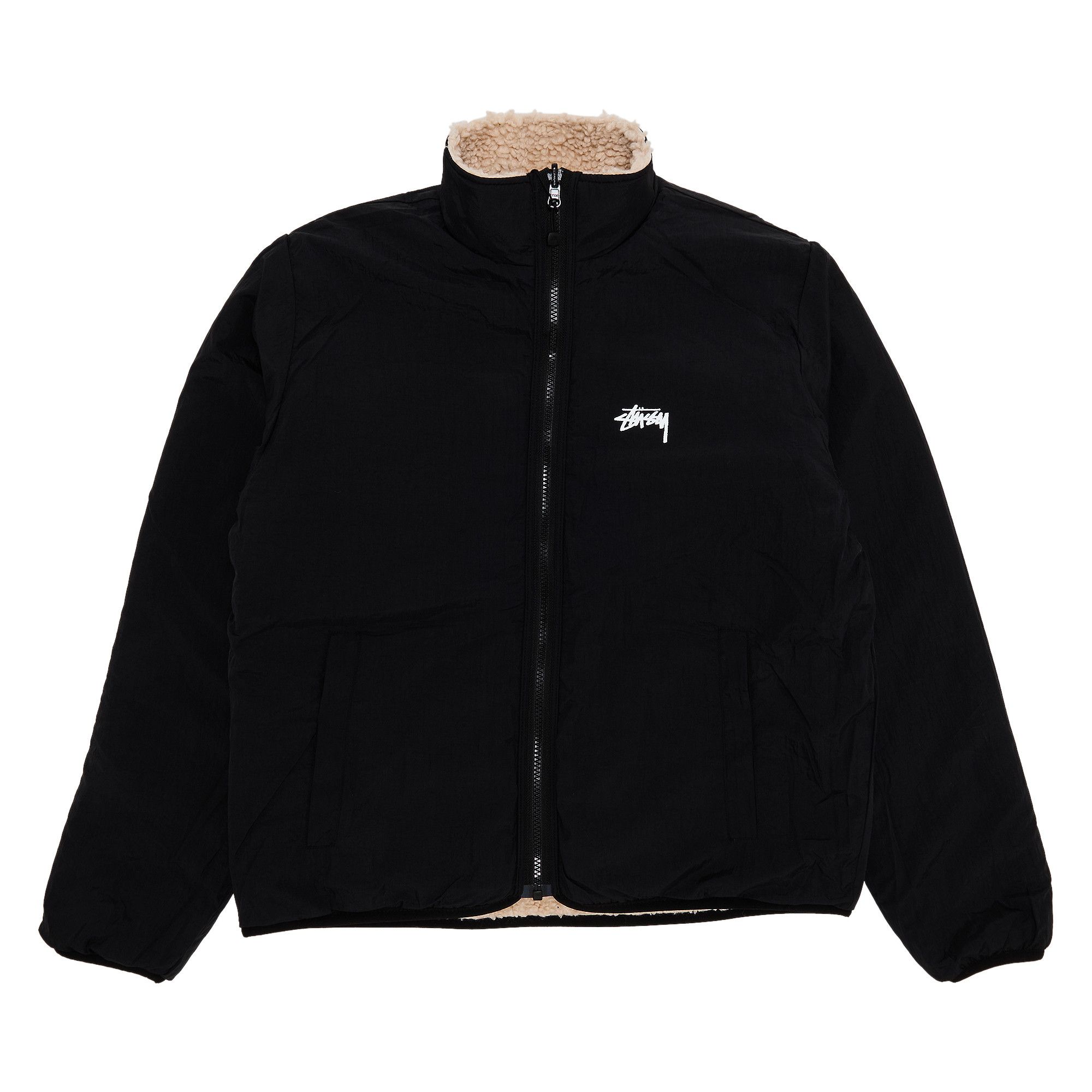 ラバーフェイスバーニー Buy Stussy Sherpa Reversible Jacket 'Beige' - 118529 BEIG | GOAT