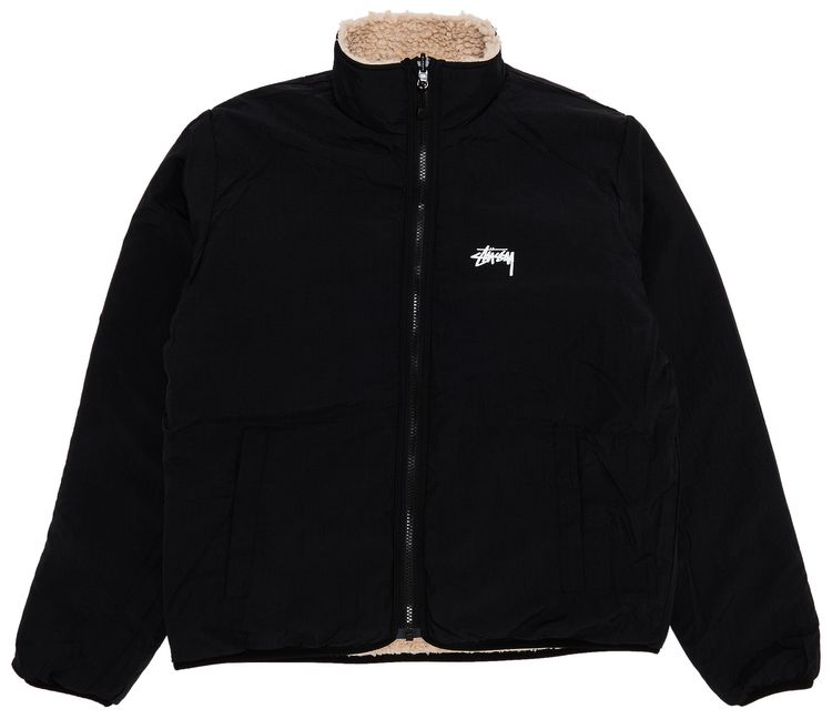 Stussy Sherpa Reversible Jacket Beige