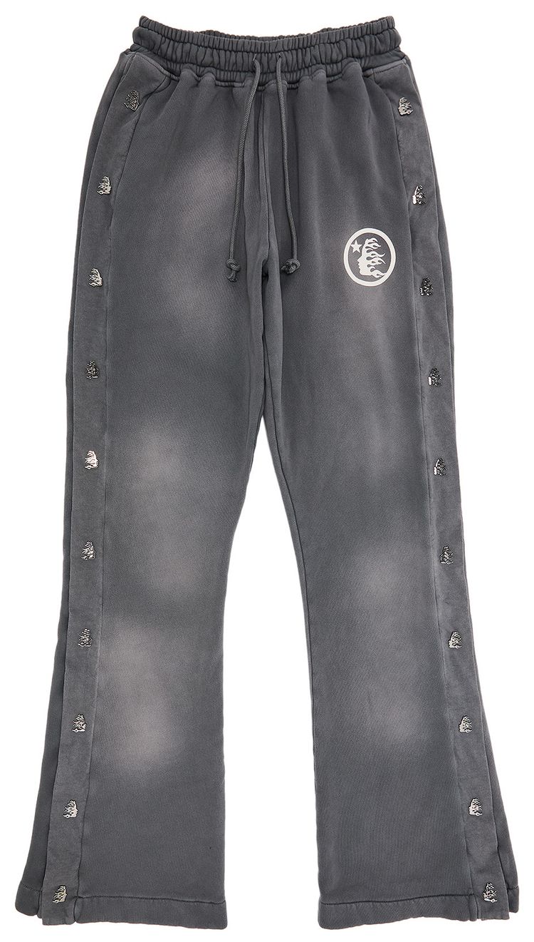 Hellstar Mirror Face Sweatpants Grey